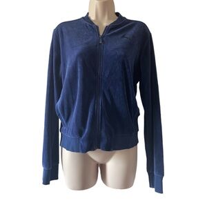 Puma Women's Blue velvet Jacket